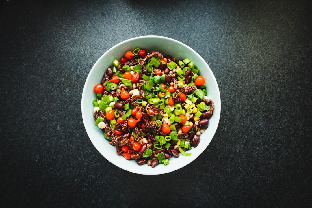 Photo Bean salad